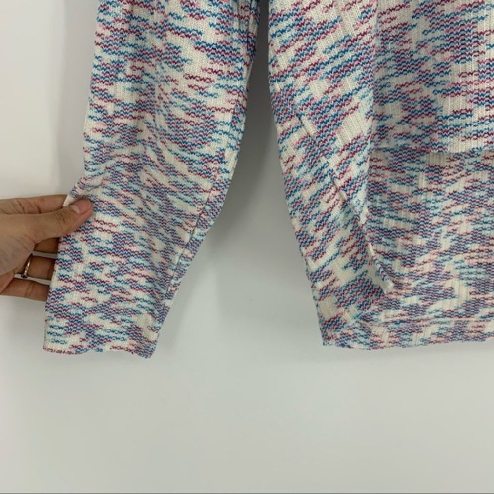 Code Mode Multi Color V Neck Sweater Small - Picture 7 of 10
